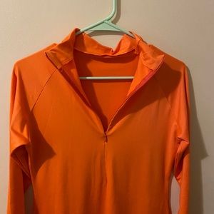 Neon orange dress